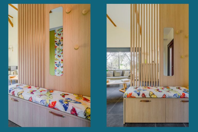 architecture d'intérieur-maîtrise d'oeuvre - aménagement d'un salon - agencements menuisés sur mesure - lyon8